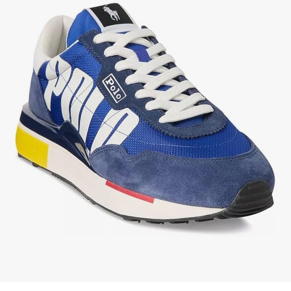 Polo by Ralph Lauren Men's Blue Multi-Color Athletic Shoes